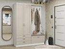 Готовая прихожая Стиль-03 Cream Silk Белый лофт Готовая прихожая Стиль-03 Cream Silk Белый лофт