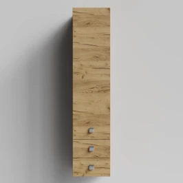 Пенал Квадро 35 подвесной, Дуб Тортуга  ПВХ 2357-43, правый