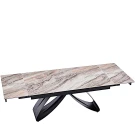 DT888 Стол раскладной Porsche grey, 160-240/90*76, керамич. столеш, основ. металл черный DT888 Стол раскладной Porsche grey, 160-240/90*76, керамич. столеш, основ. металл черный