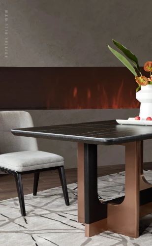 Стол обеденный Астория NH2114L,180х90х76 см, черный мрамор