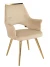Стул обеденный Бланш BS2348-BG, 60х50х89 см, бежевый