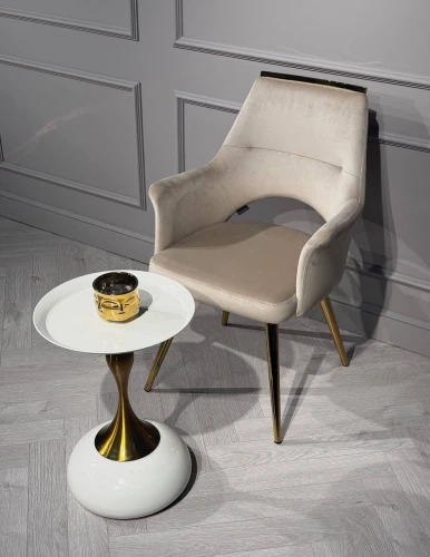 Стул обеденный Бланш BS2348-BG, 60х50х89 см, бежевый