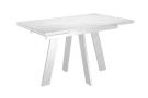 Стол DikLine SKM110 Керамика Белый мрамор/опоры белые