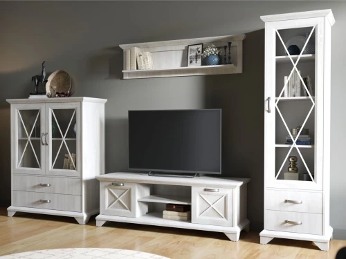 Гостиная «Лорена», Бетон Паин белый