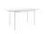 Стол DikLine LK90 Керамика Mono white (белый матовый) /подстолье белое/опоры белые