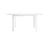 Стол DikLine LK90 Керамика Mono white (белый матовый) /подстолье белое/опоры белые