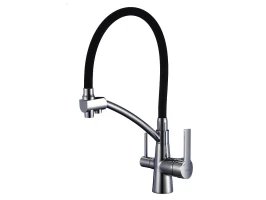 Смеситель для кухни 440/221 2Р Черный сатин