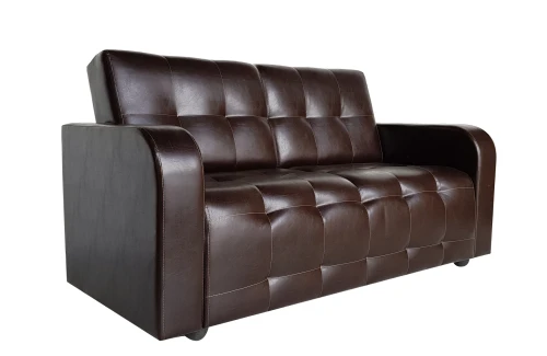 Диван  Оксфорд   90х170 коричневый ППУ