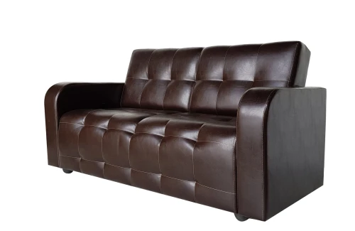 Диван  Оксфорд   90х170 коричневый ППУ