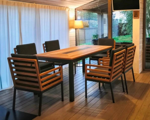 Стол обеденный EGMONT из тика 180x90