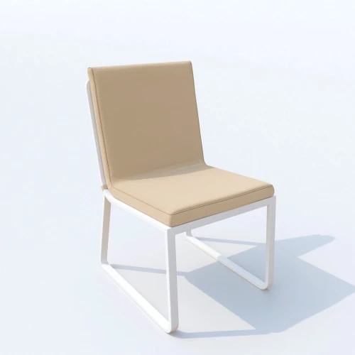 Обеденная группа TELLA  GIRA  каркас белый / стол тик 200 / ткань бежевая