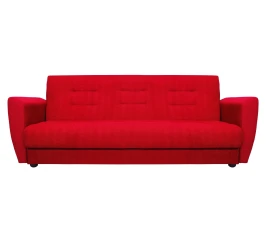 Диван Лира 120 красный ППУ
