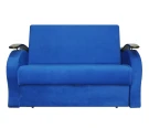 Диван аккордеон Алекс велюр синий 120