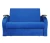 Диван аккордеон Алекс велюр синий 120