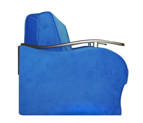 Диван аккордеон Алекс велюр синий 120