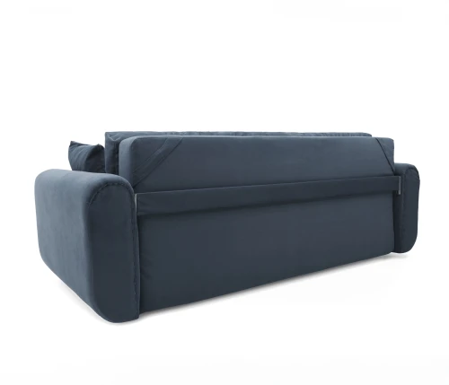 Диван еврокнижка  Вега, велюр серый, 150