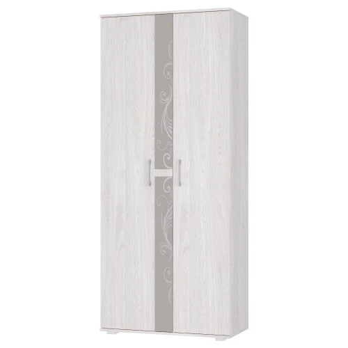 Шкаф двухстворчатый Флоренция, Ясень белый