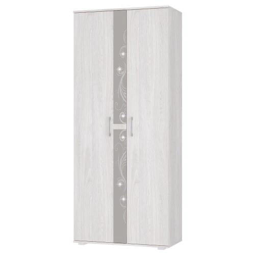 Шкаф двухстворчатый Флоренция, Ясень белый
