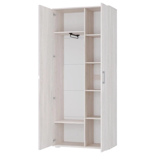 Шкаф двухстворчатый Флоренция, Ясень белый