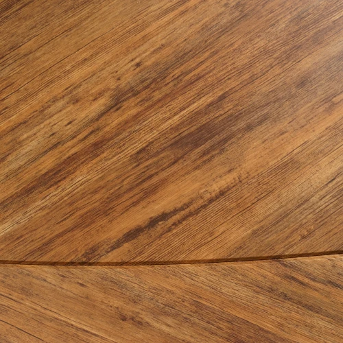 Стол журнальный Берли (12 мм) дуб американский/чёрный