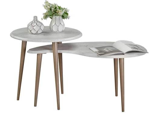 Стол журнальный BeautyStyle 19 дуб дымчатый/шимо