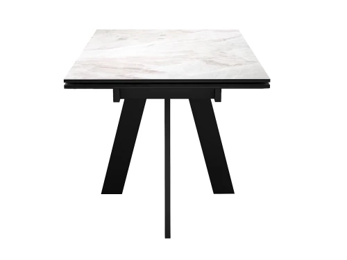 Стол DikLine SKM110 Керамика Italian Grey (глянец серый)/подстолье черное