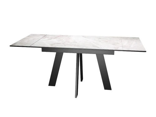 Стол DikLine SKM110 Керамика Italian Grey (глянец серый)/подстолье черное