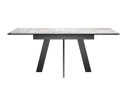 Стол DikLine SKM110 Керамика Italian Grey (глянец серый)/подстолье черное