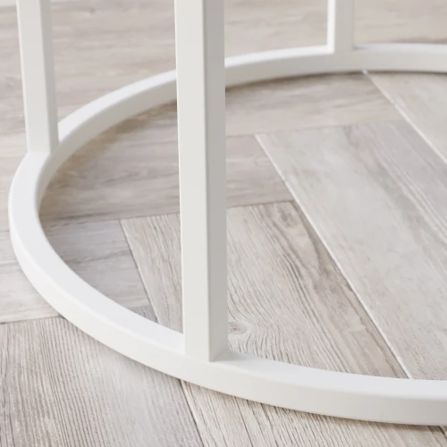 Стол придиванный Остин дуб янтарный/белый