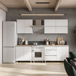 Готовая кухня Токио 2м серия 3, белая