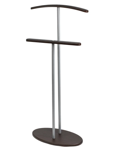 Вешалка костюмная Дэви 2 металлик/венге