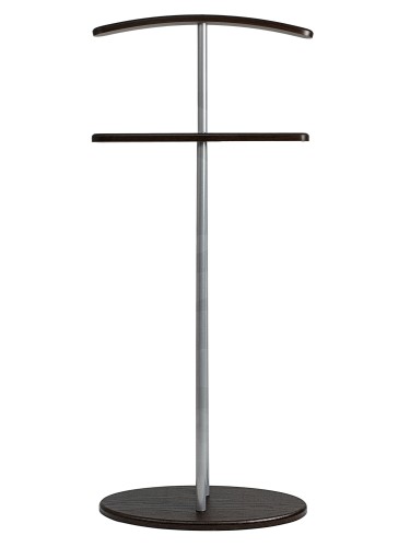 Вешалка костюмная Дэви 2 металлик/венге