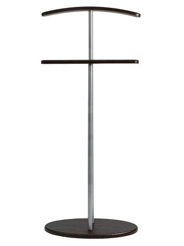 Вешалка костюмная Дэви 2 металлик/венге