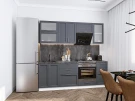Кухонный гарнитур Сканди-02 Graphite Softwood