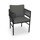 Стул ЛИБЕРО Черный металлик