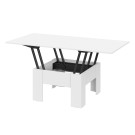 Стол-трансформер журнальный СТЖ-006, белый