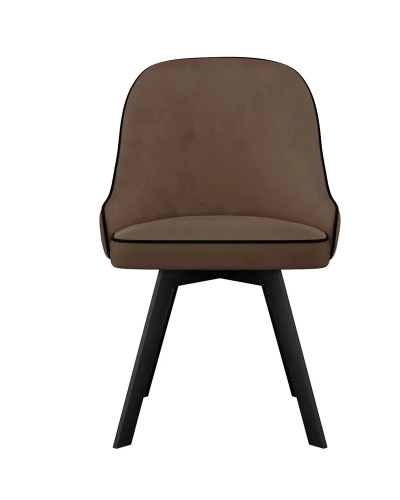 Стул DikLine 266M поворотный, E09 капучино, ножки черные