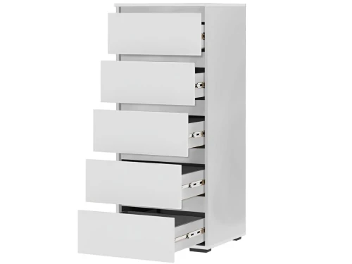 Комод «Хелен» КМ-03 5 ящиков, белый
