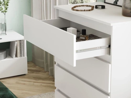 Комод «Хелен» КМ-03 5 ящиков, белый