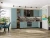 Кухонный гарнитур Флэт-05 Grey-green In 2S Graphite
