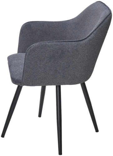 Стул FORT 360 град. поворот. NS13 Графит, букле / черный каркас, М-City