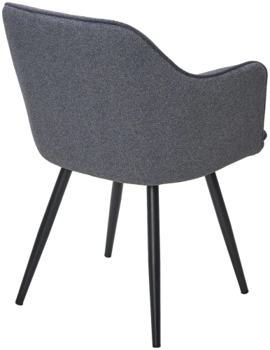 Стул FORT 360 град. поворот. NS13 Графит, букле / черный каркас, М-City