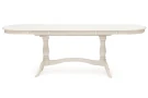 Стол раскладной Siena ( SA-T6EX2L ) дерево гевея/мдф, 150+35+35х80х75см, ivory white (слоновая кость 2-5)
