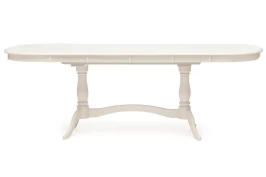 Стол раскладной Siena ( SA-T6EX2L ) дерево гевея/мдф, 150+35+35х80х75см, ivory white (слоновая кость 2-5)