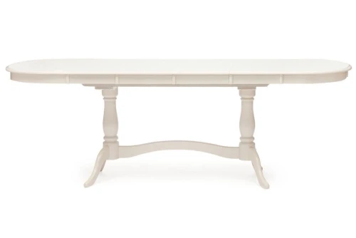 Стол раскладной Siena ( SA-T6EX2L ) дерево гевея/мдф, 150+35+35х80х75см, ivory white (слоновая кость 2-5)