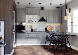 Кухонный гарнитур Ницца Royal 3000 Magnum МДФ эмаль прямая