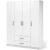 Шкаф «Чикаго» 4д2ящ, белый