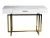 Стол-консоль Гарда-1 P-MJ-003, 120х40х76 см, белый/золото