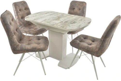 Стол «Корсика» пластик, Дерево светлое