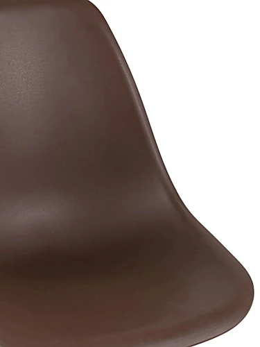 GH801/DC111 Стул пластиковый, ШОКОЛАД#8006, каркас бук